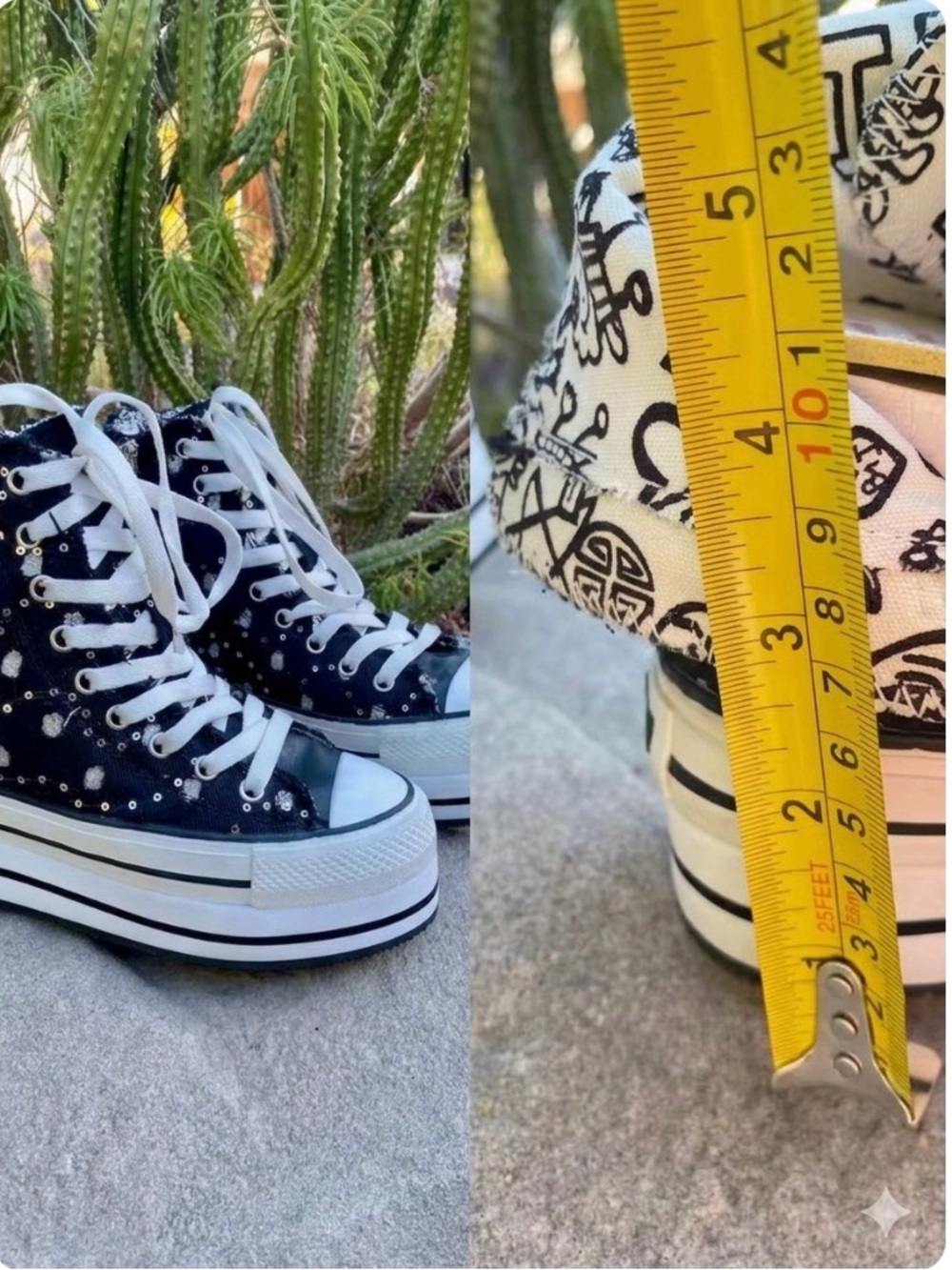 iiJin Hidden 4.25” Wedge Sneakers